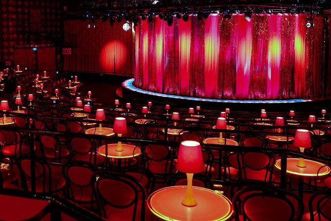 Bangkok Calypso Cabaret Ticket at Asiatique The Riverfront - Seats, phones, and the view from the room