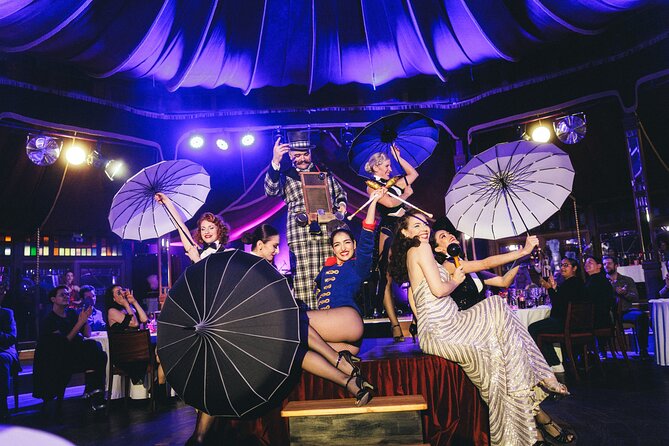 Burlesque Spectacular Dinner Show - Entering the Mirage mirror tent at Vienna’s Prater