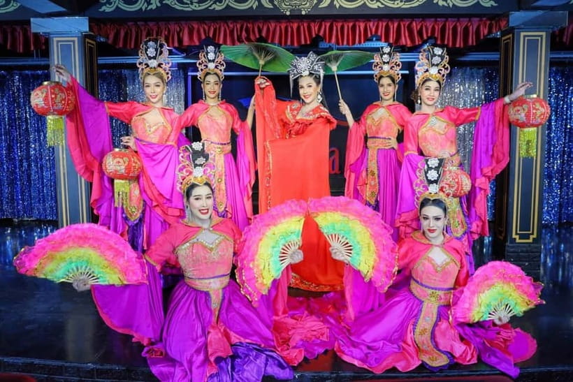 From Krabi: Blue Dragon Cabaret Ticket Dazzling Night - A one-hour program built around spectacle