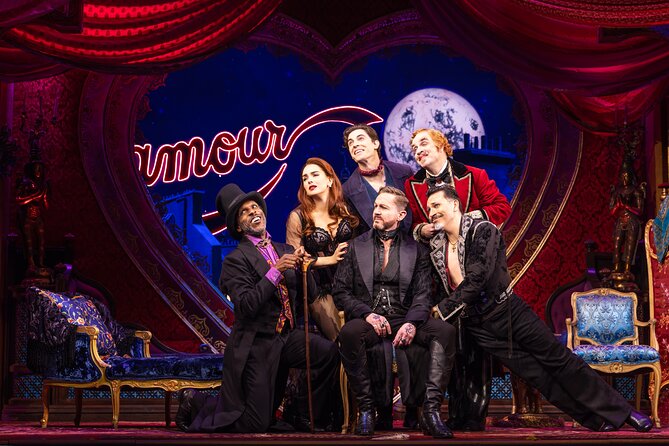 Moulin Rouge on Broadway Ticket - The Al Hirschfeld Theatre sets the mood early