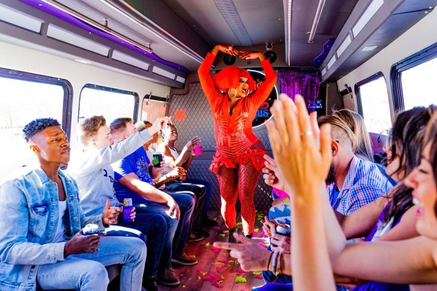 Nashville: Drag Queen Party Bus w/Games, Dancing & Drag Show - Starting at 1517 Church Street in Midtown