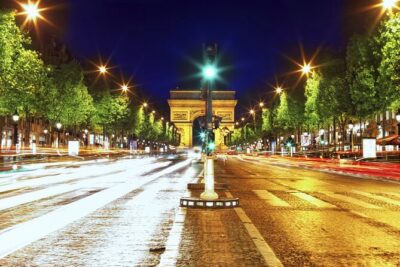 Paris Illuminations Tour with Moulin Rouge Show and Cruise Option