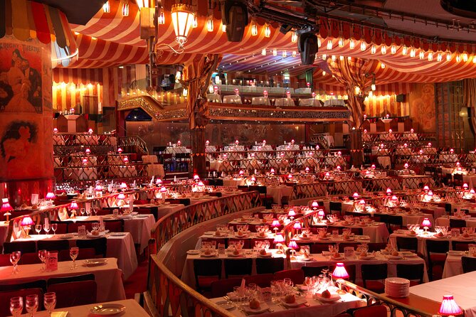 Paris Moulin Rouge 3-Courses Dinner with Wine and Show - The Féerie revue from inside the theater