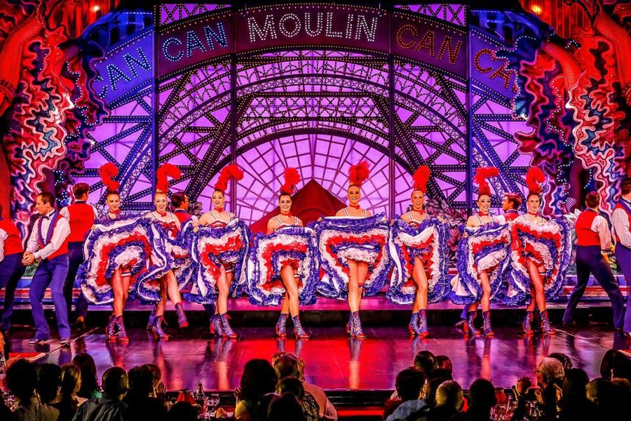 Moulin Rouge Cabaret Show Ticket with Champagne