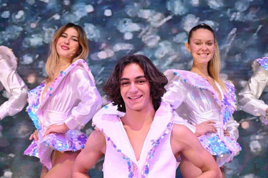 Paris: "My First Cabaret" Family Show at Paradis Latin - Audience Interaction and Children on Stage