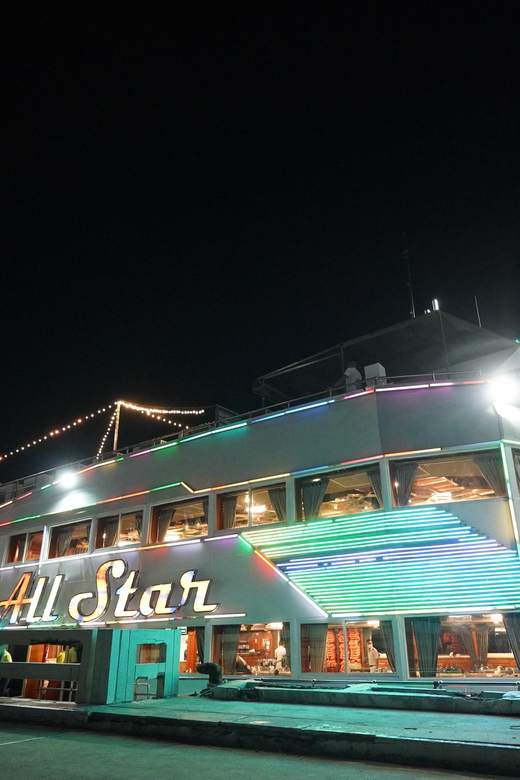 Pattaya: All Star Dinner Cruise, Cabaret Show & Beer Buffet - Seafood, Indian dishes, and drinks included in the fare