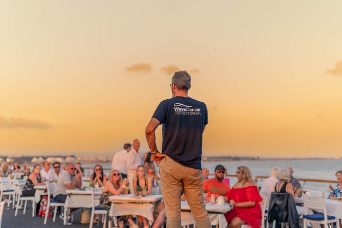 Stardust Variety Show Evening Cruise in Yeroskipou Bay - The sunset setting in Yeroskipou Bay
