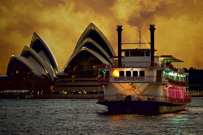Sydney CABARET Dinner Cruise - The harbour route: Opera House, Harbour Bridge, and open decks